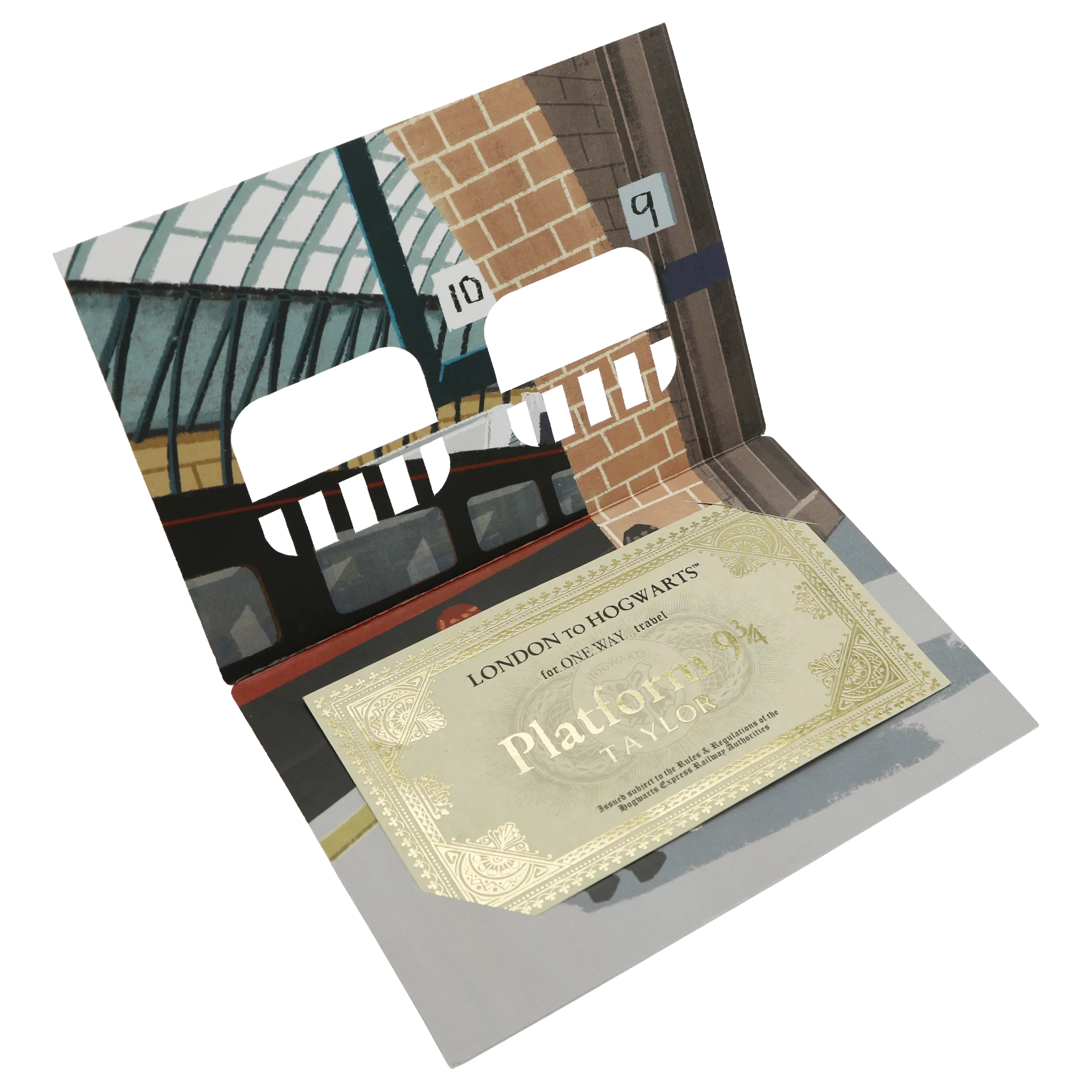 Personalized Hogwarts Express Ticket - Image 3